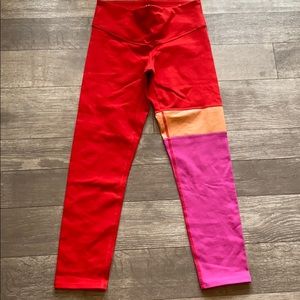 Joy lab multi color crop leggings